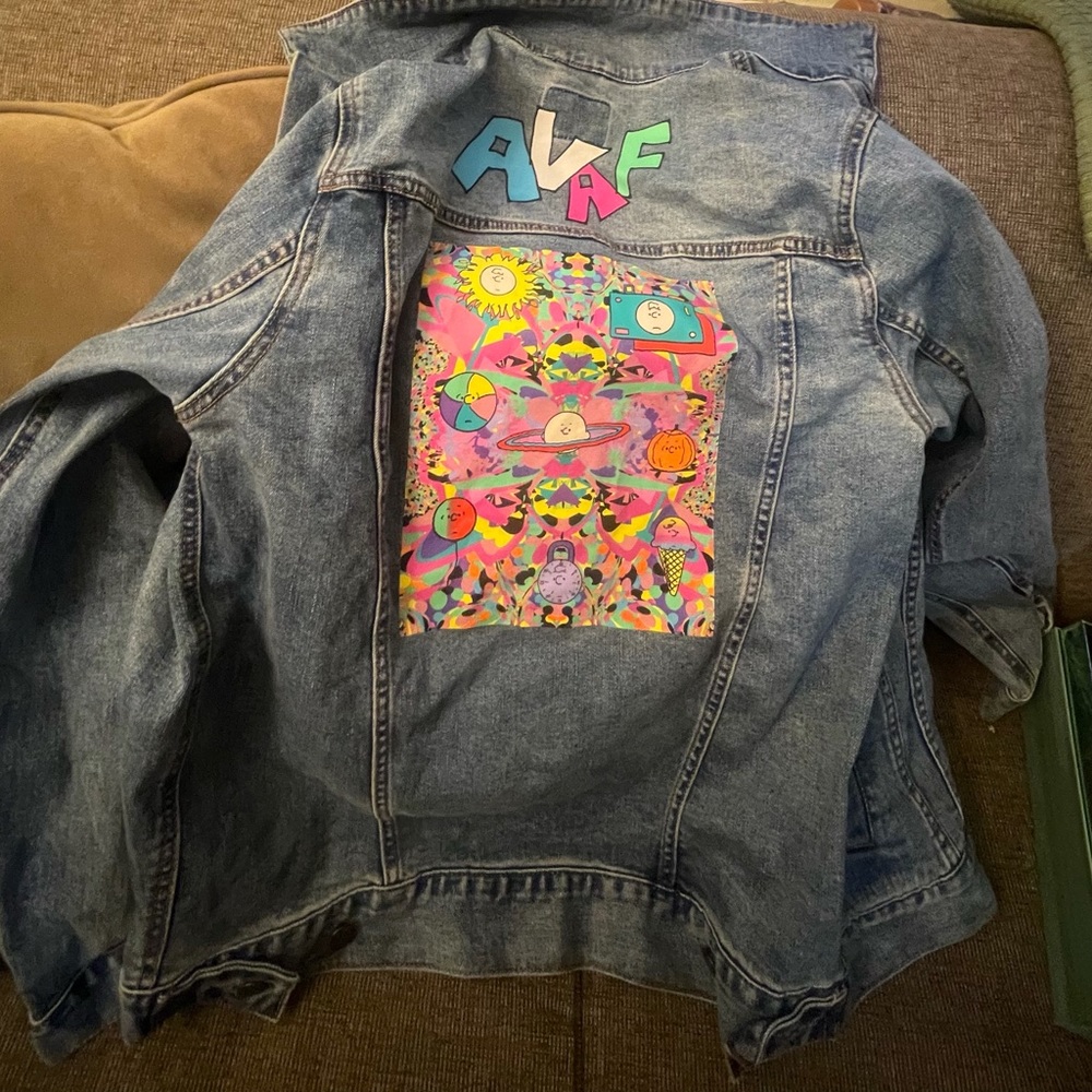 Peanuts Global artist collective Jean jacket